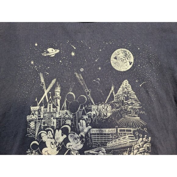 Vintage Disney Designs Large Disneyland Mickey Stars Space Galaxy Shirt - Picture 2 of 9